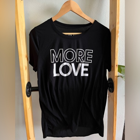 Modern Lux Black and White 'More Love' Tee - Picture 1 of 2